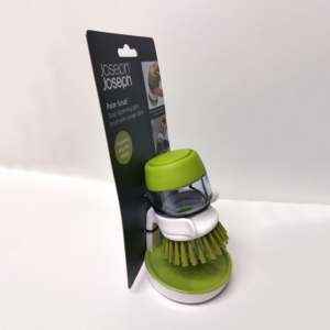 BROSSE A VAISSELLE AVEC RESERVOIR ET SUPPORT DE RANGEMENT VERT JOSEPH