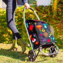 TROLLY - CADDIE DE COURSES - JARDIN FLEURI Pylones