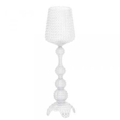 Lampadaire KABUKI blanc opaque, avec vairiateur de lumière, H : 166cm Kartell