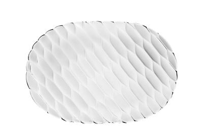 Plat ovale JELLIES FAMILY,L36,5XP25cm CRISTAL Kartell