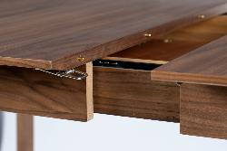 Table à manger GLIMPS - extensible 180/240X90x76 cm en bois - Zuiver noyer