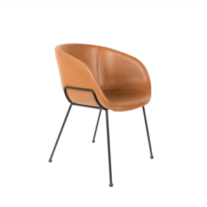 Fauteuil FESTON coloris brown - ZUIVER