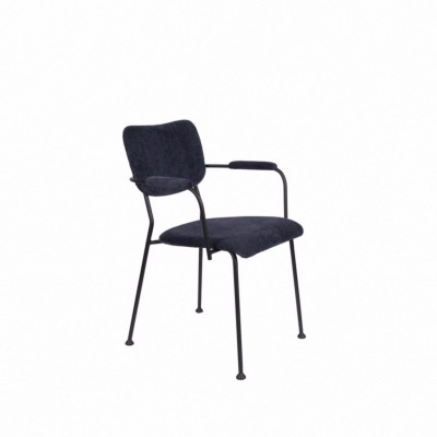 Fauteuil BENSON bleu nuit - DUTCHBONE