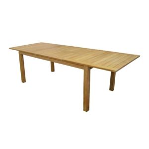 Table MADAGASCAR 180/260 x100 cm rectangle 8/10 pers Tectona Grandis 100% FSC 