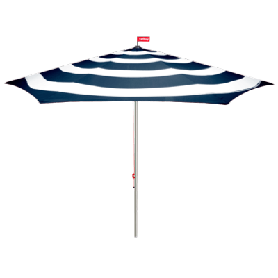 Parasol Ø350cm rayé Bleu foncé/Blanc Fatboy