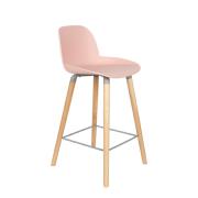 Chaise Haute ALBERT KUIP coloris vieux rose - 65 cm - ZUIVER