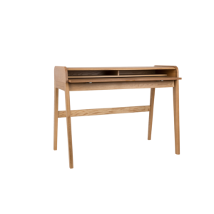 Bureau en bois Barbier de Zuiver avec tablette rétractable natural