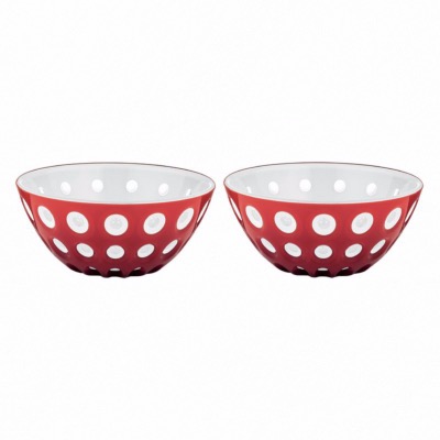 Set De 2 Bols Ø12Cm "Le Murrine" - Rouge Blanc - Guzzini