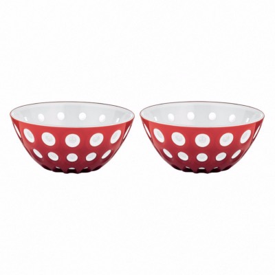 Set De 2 Bols Ø12Cm "Le Murrine" - Rouge Blanc - Guzzini