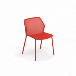 Chaise Darwin empilable - rouge - EMU