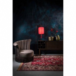 Lampadaire SUONI rouge L30xH32xP157 cm  Abat-jour rouge Dutchbone