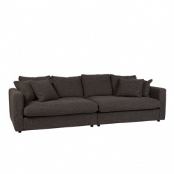 SOFA SENSE  3 places ESPRESSO Tissu expresso Rembourrage en tissu mixte Zuiver