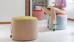 PoufPouf tricolore Sky Remember