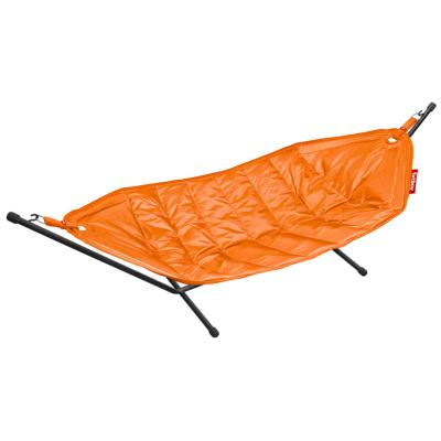 Grand Hamac Headdemock en metal noir filet hamac Orange Fatboy