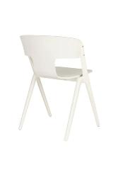 Chaise HORIZON Beige 58x53xH75 cm. Hauteur du siège : 45,50 cm. Polypropylène