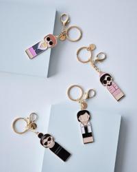 Porte clés JACKIE alliage de sync H6cm
