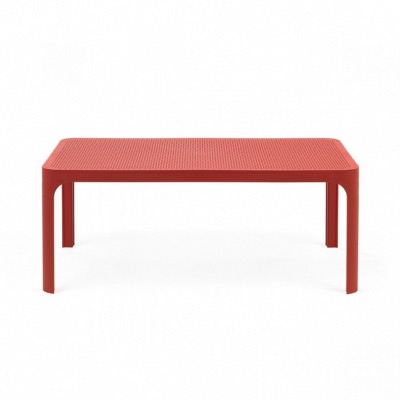 Table basse NET TABLE 100 en polypropylène coloris CORALLO Nardi