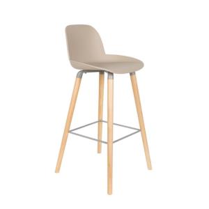 Tabouret de bar ALBERT KUIP TAUPE - 75 cm