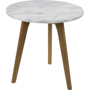 Table basse WHITE STONE M - 40x40 cm (Ø x H) - ZUIVER