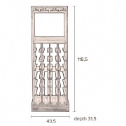 Casier à bouteilles Claude - Dutchbone
