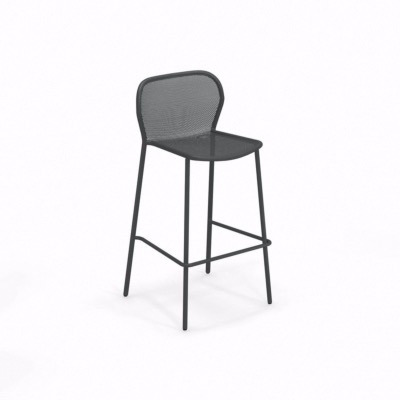 Tabouret haut Darwin empilable - fer ancien - EMU