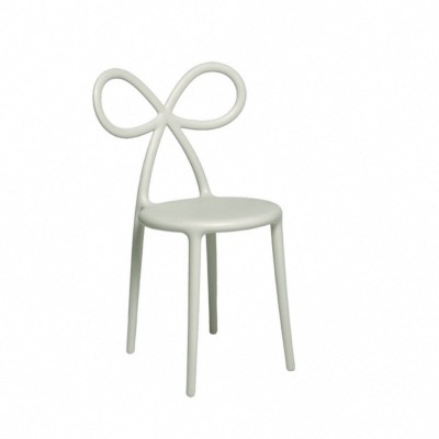 Chaise RIBBON en polypropylene coloris blanc design "Nika Zupanc" 