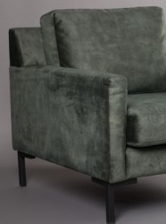 Fauteuil HOUDA vert forest Dutchbone