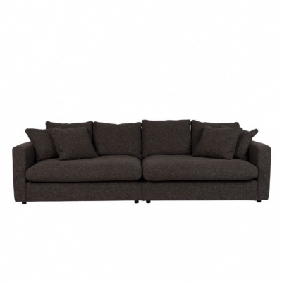 SOFA SENSE  3 places ESPRESSO Tissu expresso Rembourrage en tissu mixte Zuiver