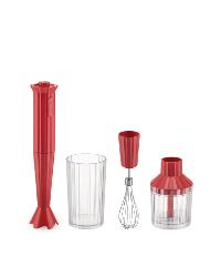 Set mixeur plongeant Rouge "PLISSE" Alessi