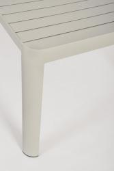 Table KIPLIN 180/240x100 cm, Rastin, aluminium