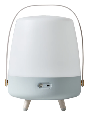 Lite-UP Play Bleu Ciel, Enceinte Bluetooth, lampe ampoule led, batterie rechargeable, Kooduu