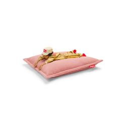 Original Slim Teddy Pouf extra doux coloris rose coup de coeur Fatboy