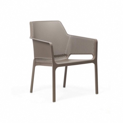 Fauteuil NET - coloris taupe - NARDI