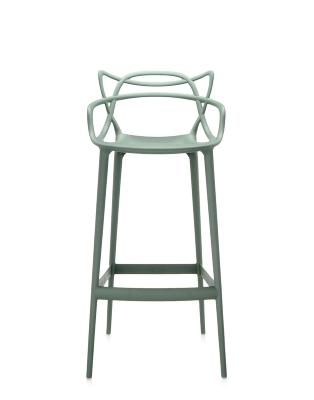 Tabouret MASTERS vert sauge hauteur 75cm en technopolymère thermoplastique Kartell