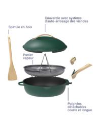 La fabuleuse poele 28cm - Canopée - VERT