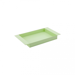 Plateau mint small en metal 18x32,5x3,5cm Remember