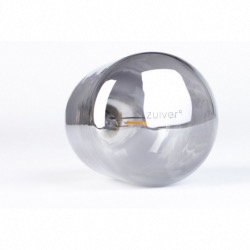 Ampoule HAZY WIDE SMOKE  Ø8,5xH17 cm Ampoule de verre E27 avec LED à filament