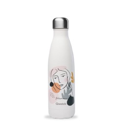 Bouteille isotherme collection WOMAN coloris blanc crème, 500ml