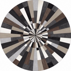 Tapis rond en PVC - Ø 200 cm - PDV 0022 - PODEVACHE