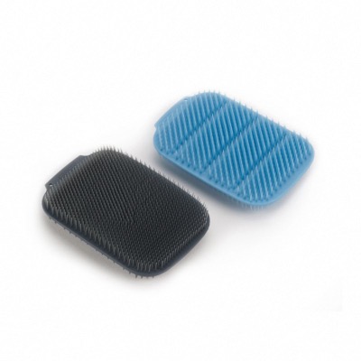 CleanTech - Lot de 2 éponges à récurer -bleu/grise- JOSEPH