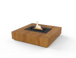 Holly 90 Chêne Naturel Une cheminée de table étanche, classique, moderne,TenderFlame