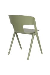 Chaise HORIZON Vert 58x53xH75 cm. Hauteur du siège : 45,50 cm. Polypropylène
