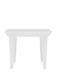 Table basse BUBBLE CLUB blanc zinc en polyethylene teinté dans la masse poudrée Kartell