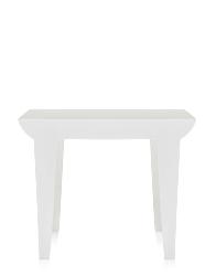 Table basse BUBBLE CLUB blanc zinc en polyethylene teinté dans la masse poudrée Kartell