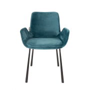 Fauteuil BRIT petrol - ZUIVER