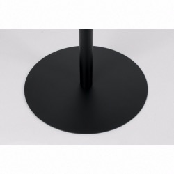 Table bistro SNOW noire - Ø 57cm - ZUIVER