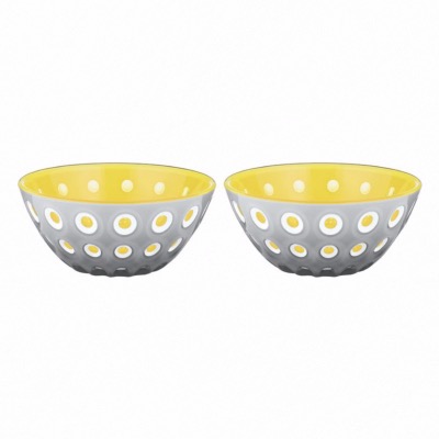 Set De 2 Bols Ø12Cm "Le Murrine" - Gris/Jaune - Guzzini