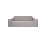 Canape BOR 2,5 places en tissu coloris gris clair