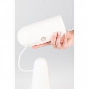 Lampe VESPER en acier coloris blanc