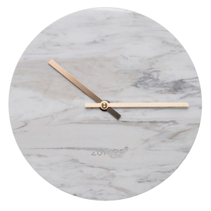 Horloge MARBLE en marbre coloris blanc ZUIVER